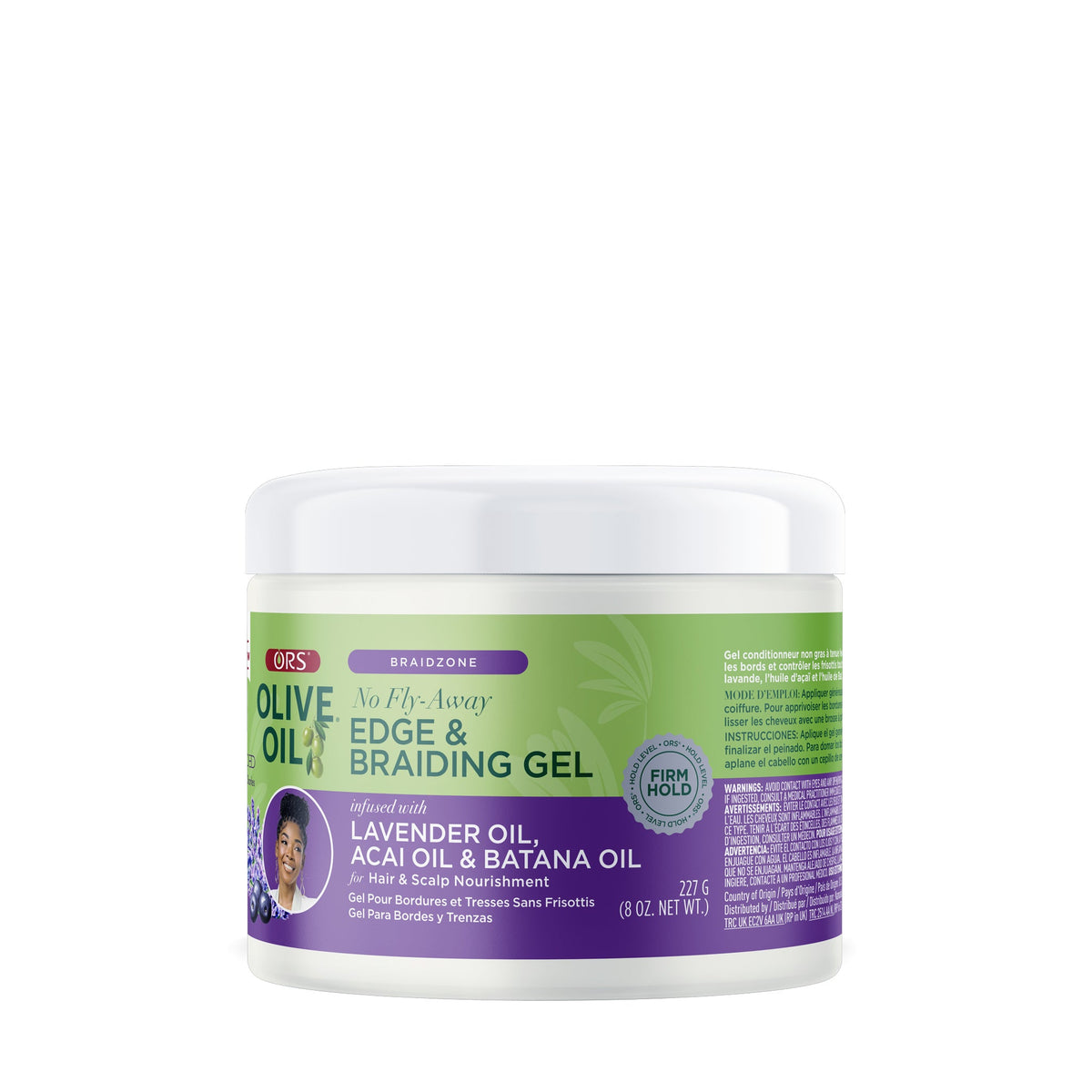 ORS Olive Oil Braidzone gel coiffant et bordures 227g