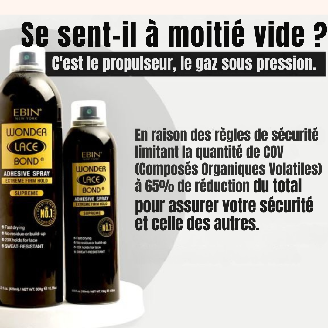 Ebin Lace Bond adhesive Spray extreme firm hold
