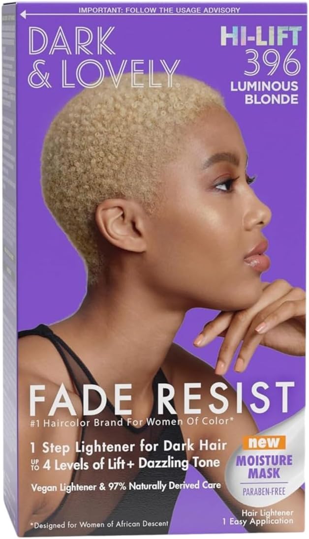 Dark and Lovely Coloration Luminous Blonde Hair Color N° 396