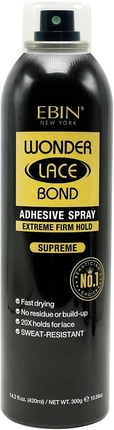 Ebin adhesive lace spray extreme firm hold