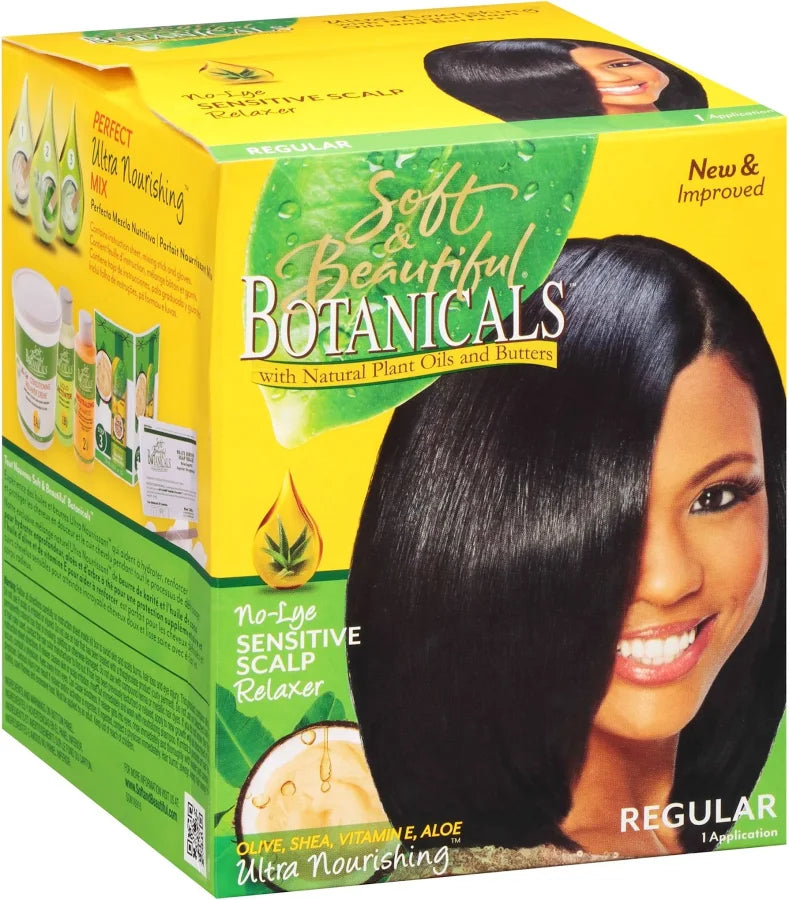 Kit Défrisant Sans Soude Regular – BOTANICALS | Lissage & Soin des Cheveux