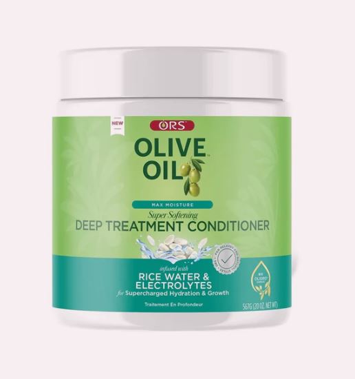 Traitement capillaire revitalisant eau de riz et olive 567g (Deep Treatment)