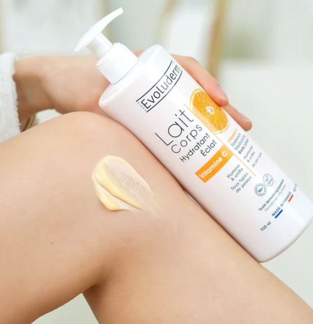 le Lait Corps Hydratant Éclat Vitamine C - Evoluderm
