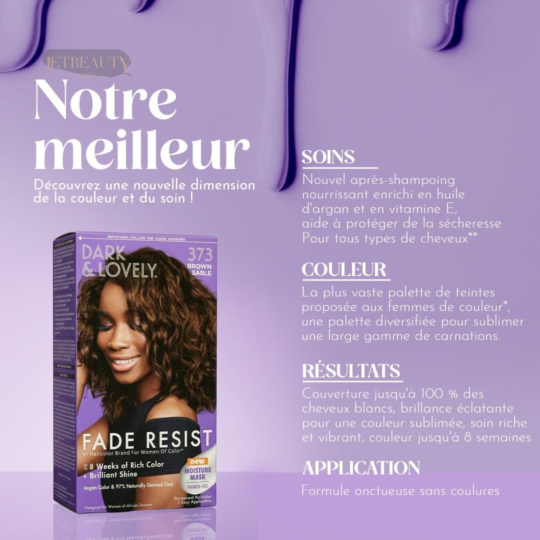 Dark and Lovely Coloration Brown Sable Hair Color N° 373