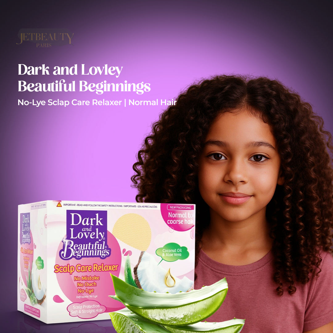 Dark and Lovely Beautiful Beginnings Défrisant scalp care relaxer sans soude | Cheveux normal