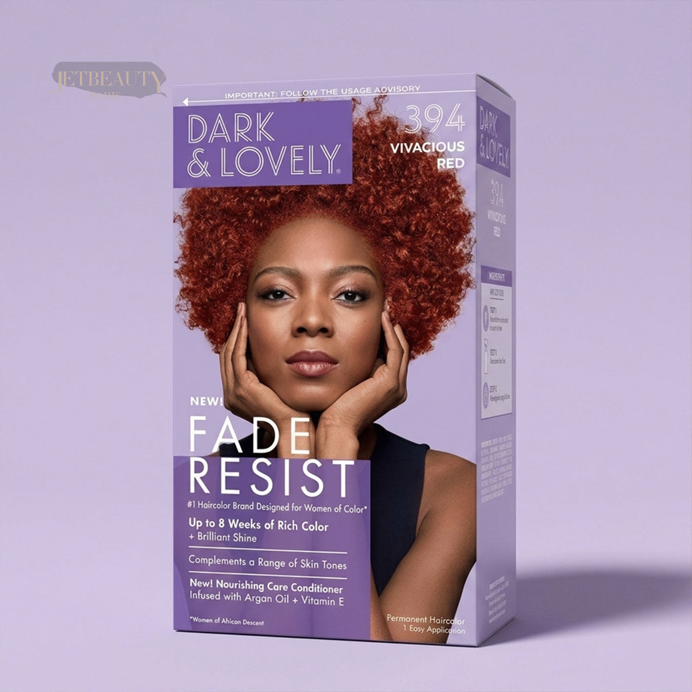 Dark and lovely bright red coloring N°394