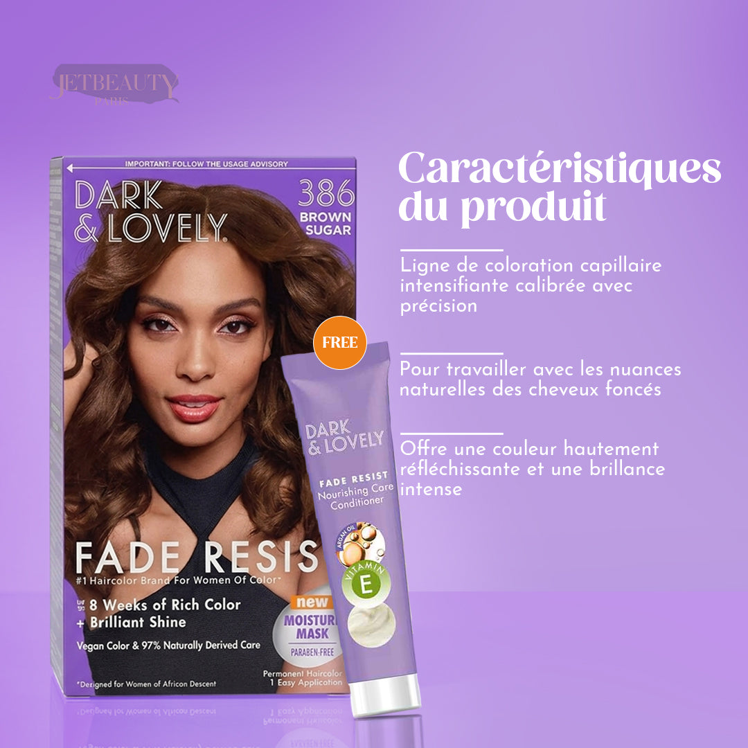 Dunkle und schöne Kastanienblond Haarfarbe Nr. 380