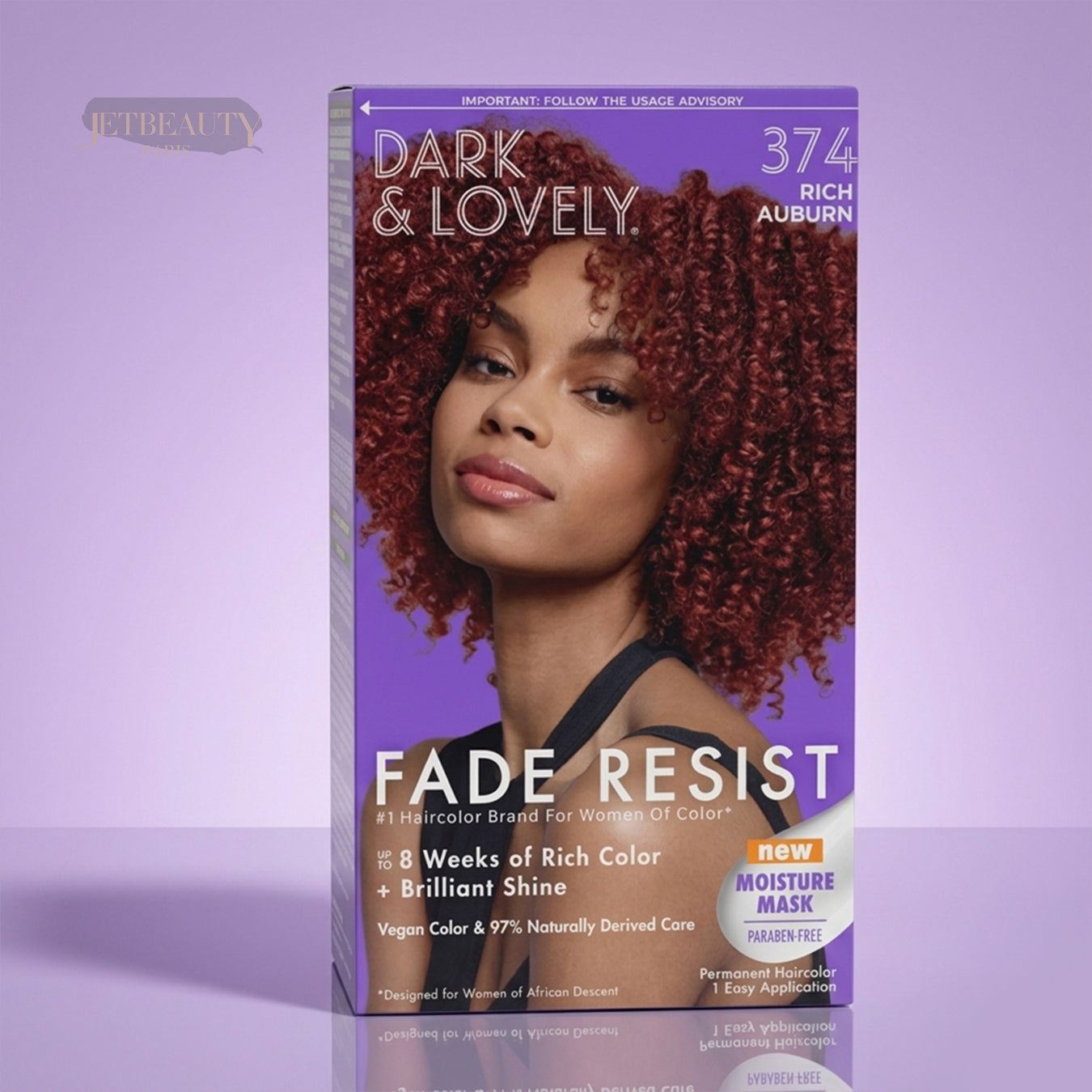 Dunkle und schöne „Rich Auburn“-Farbe Nr. 374