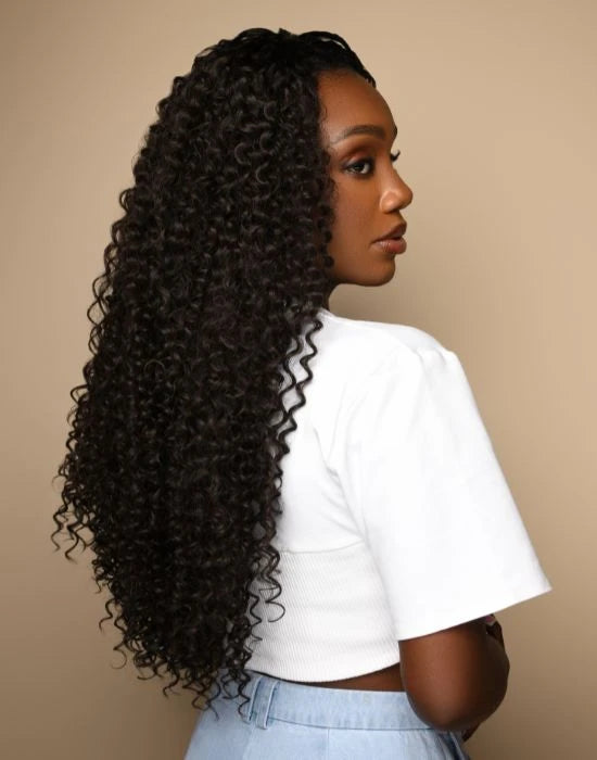 Feme Weave Deep Wave – Tissage Synthétique Boucles Profondes Effet Naturel 18''