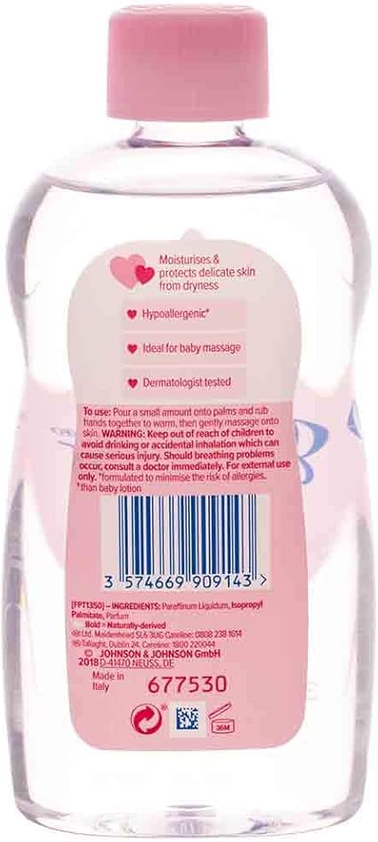 Johnson's Baby Moisturizing Oil