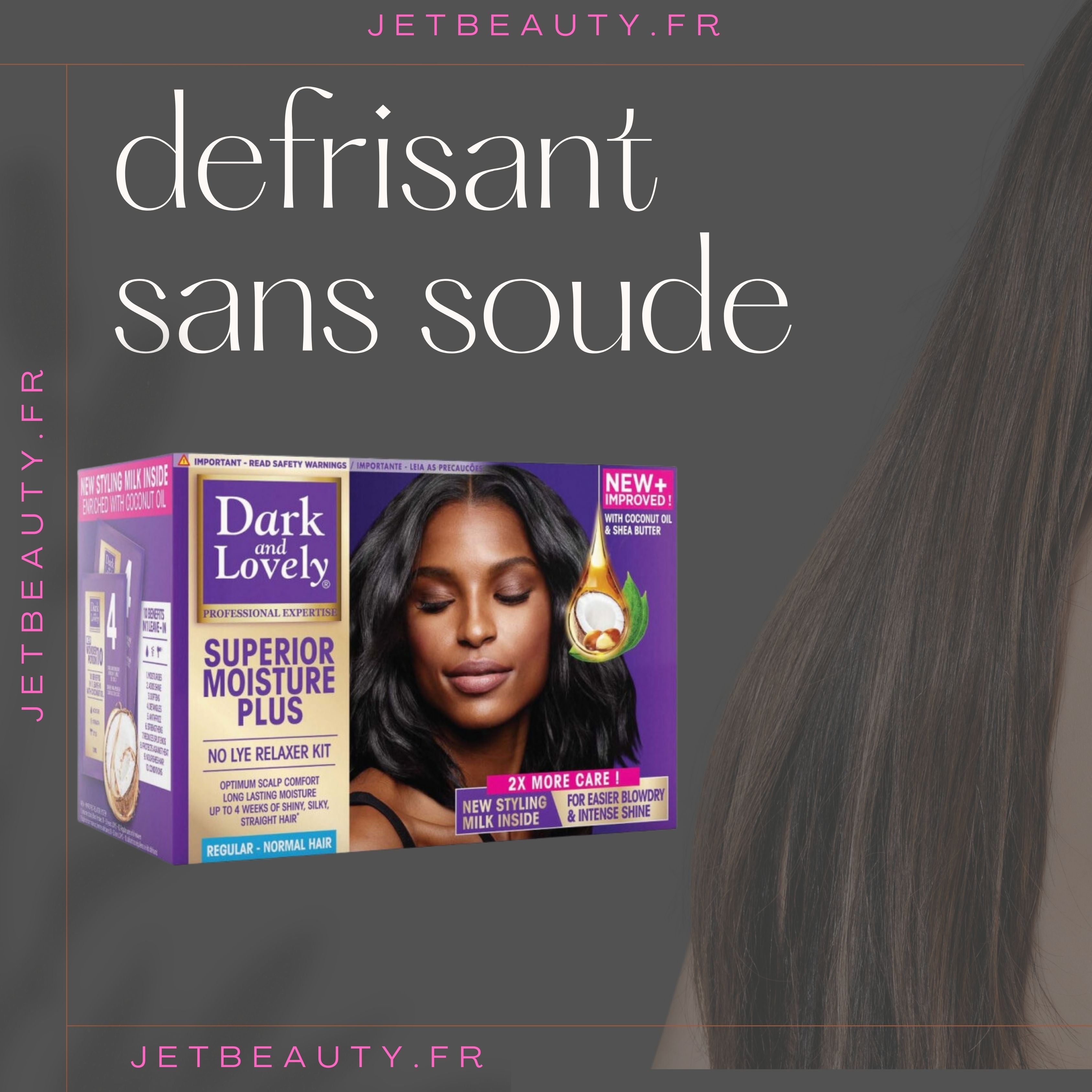 Dark and Lovely No Lye Hair Relaxer sans soude | normaux