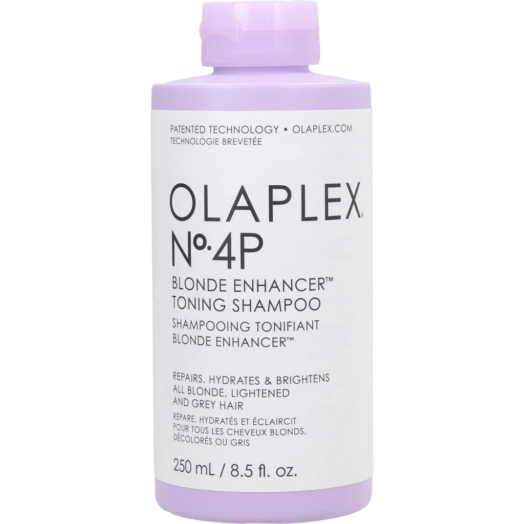 Olaplex, No. 4P Blonde Enhancer, Hair Shampoo, For Neutralisation Of Yellow Tones, 250 ml