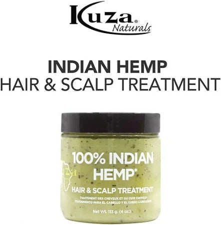 Kuza 100% Indian Hemp Hair & Scalp Treatment – 7.7 oz