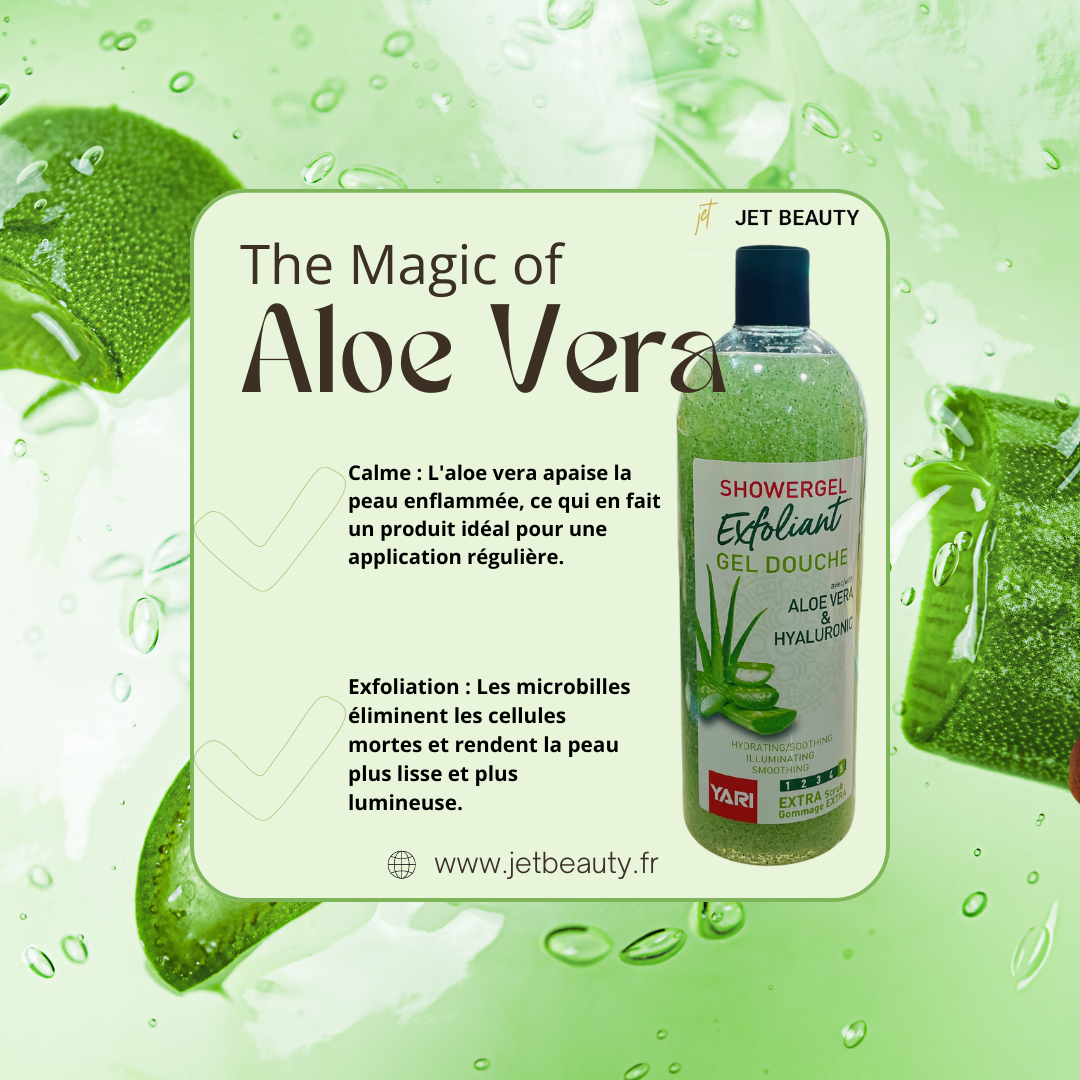 Peeling-Duschgel Aloe Vera & Hyaluron 1L
