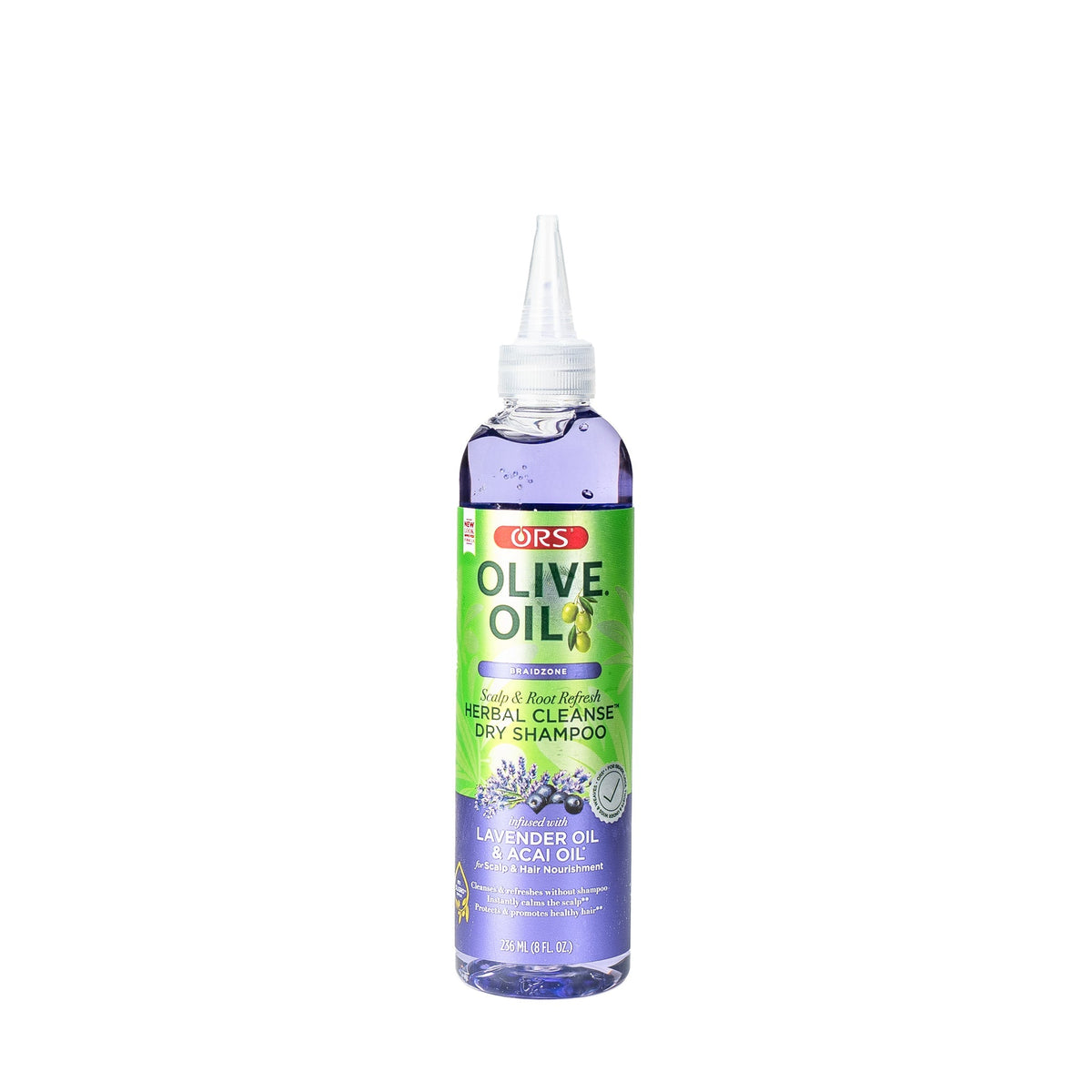 ORS Olive Oil Braidzone shampoing sec Herbal Cleanse 236ml