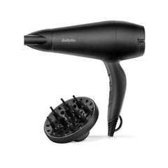 Sèche-cheveux Babyliss D215DE Smooth Noir mat 2000 W Diffuseur