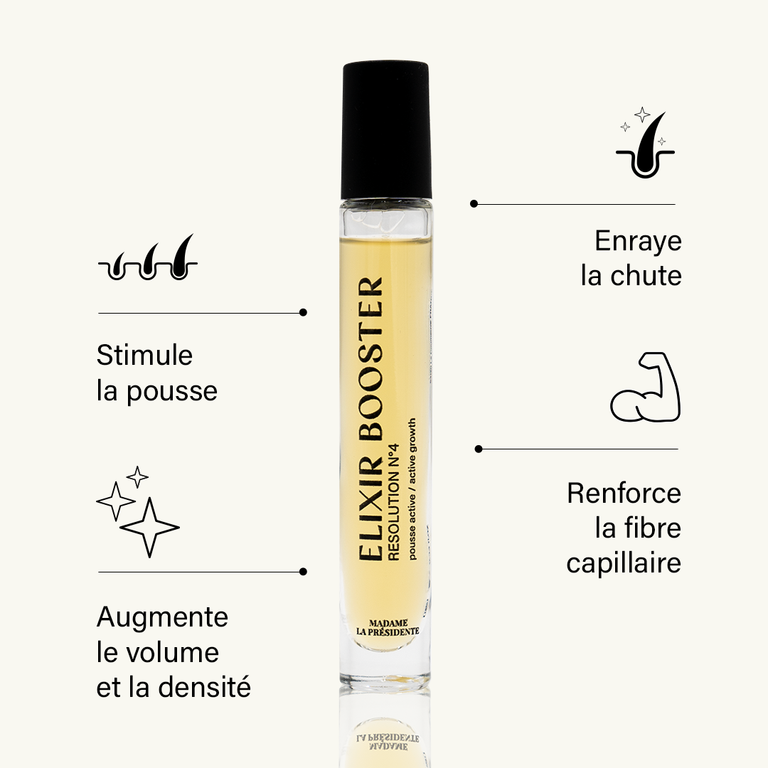 Résolution N°4 Elixir Booster Cheveux Roll-on formule