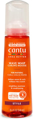 Cantu Wave Whip Styling Mousse with Shea Butter for Natural Hair, 250 ml