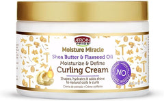 African Pride Moisture Miracle Shea Butter & Flaxseed Oil Moisturize & Define Curling Cream