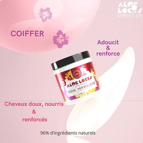 Aloe locks Hibiscus- Crème Merveilleuse
