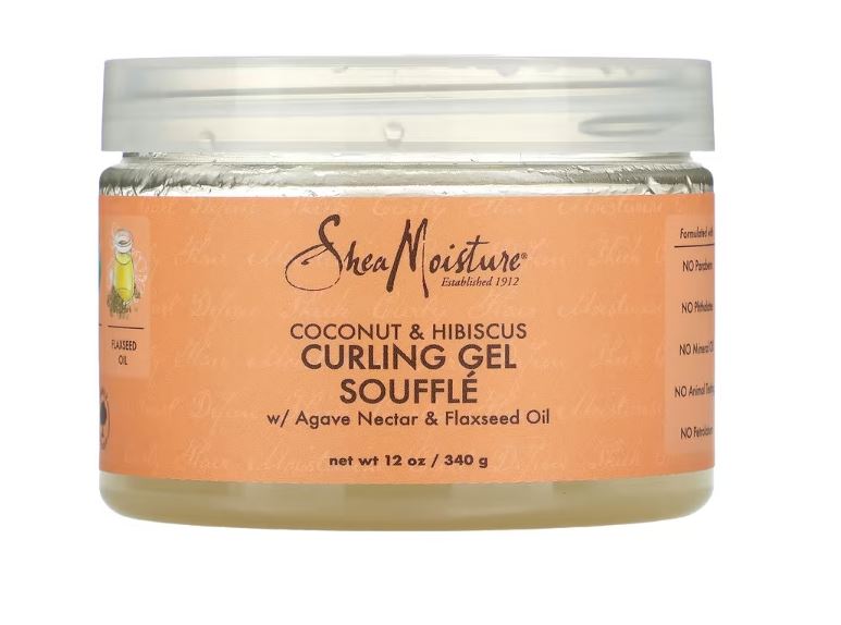 SheaMoisture, Curling Gel Souffle, Coconut & Hibiscus, 12 oz
