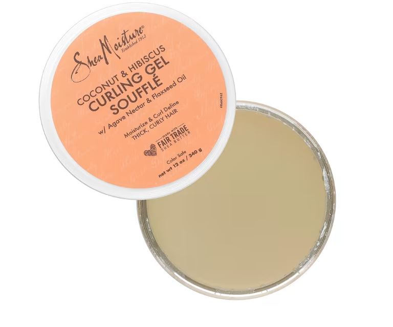 SheaMoisture, Curling Gel Souffle, Coconut & Hibiscus, 12 oz