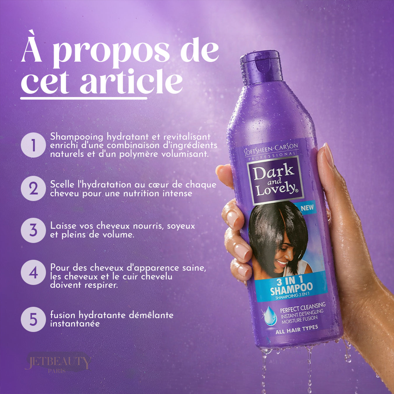 Dark & Lovely  3 in 1 shampoo