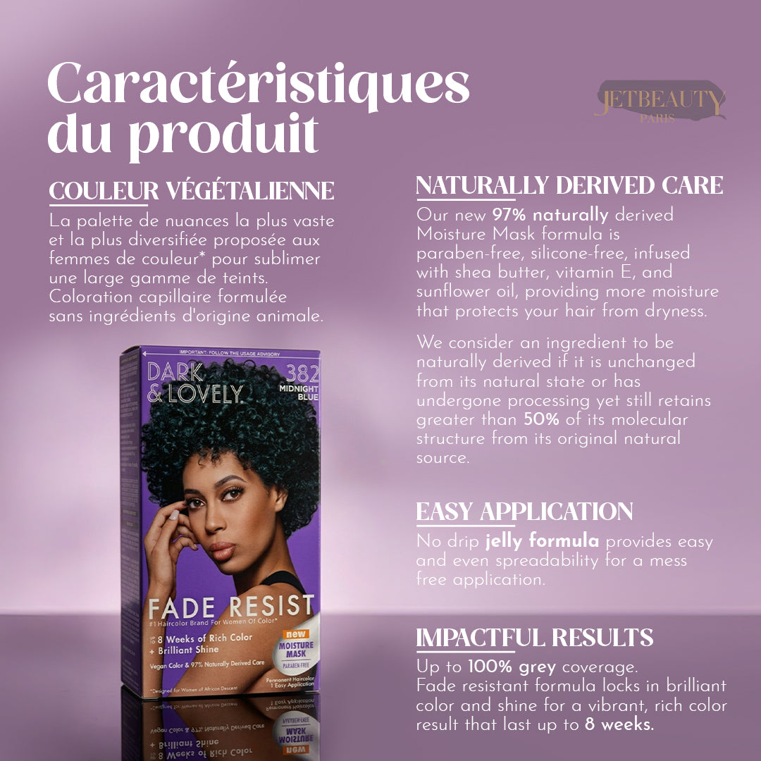 Dark and lovely coloring midnight blue 382