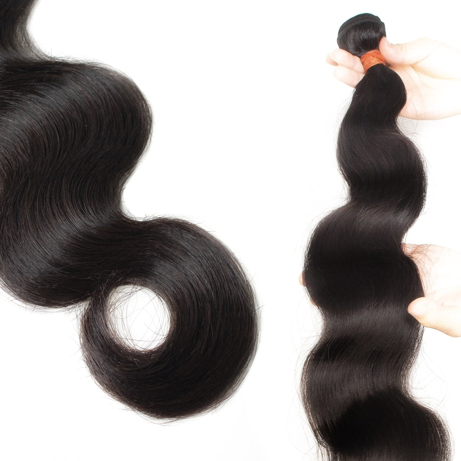 Brazilian Wavy Remy Hair Extensions, 8-30 Inches: 1 Pack