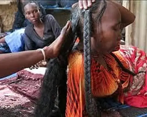 Poudre de Chébé du Tchad 100% Naturelle – Repousse Rapide des Cheveux, Anti-Casse, Ingrédients Locaux et Artisanat Moderne 100g