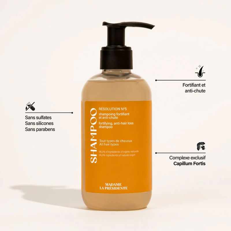Résolution N°5 Shampoing Anti-chute tous Types de Cheveux