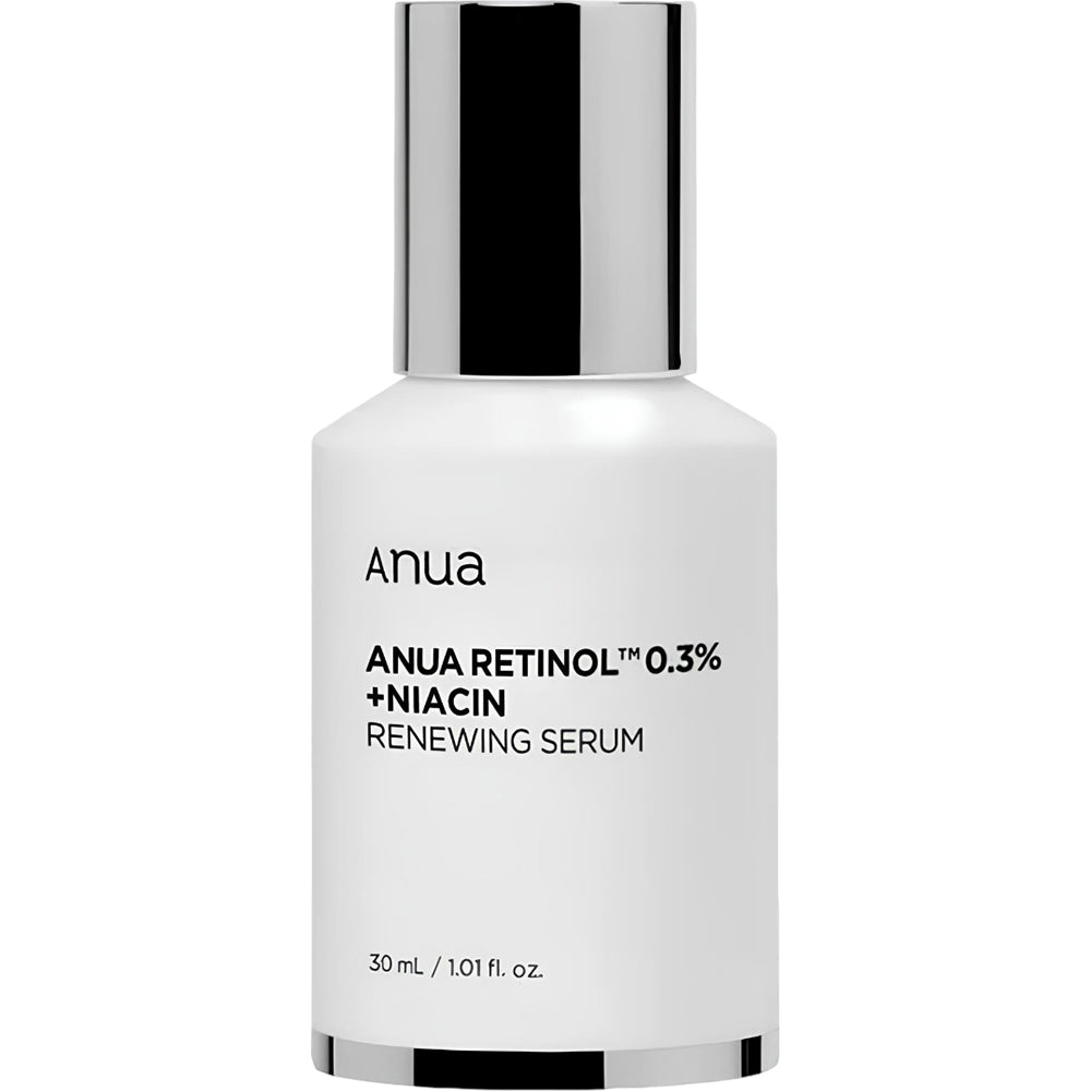 Anua, Retinol, Sans parfum, Anti-âge, Soir, Sérum, Visage, 30 ml
