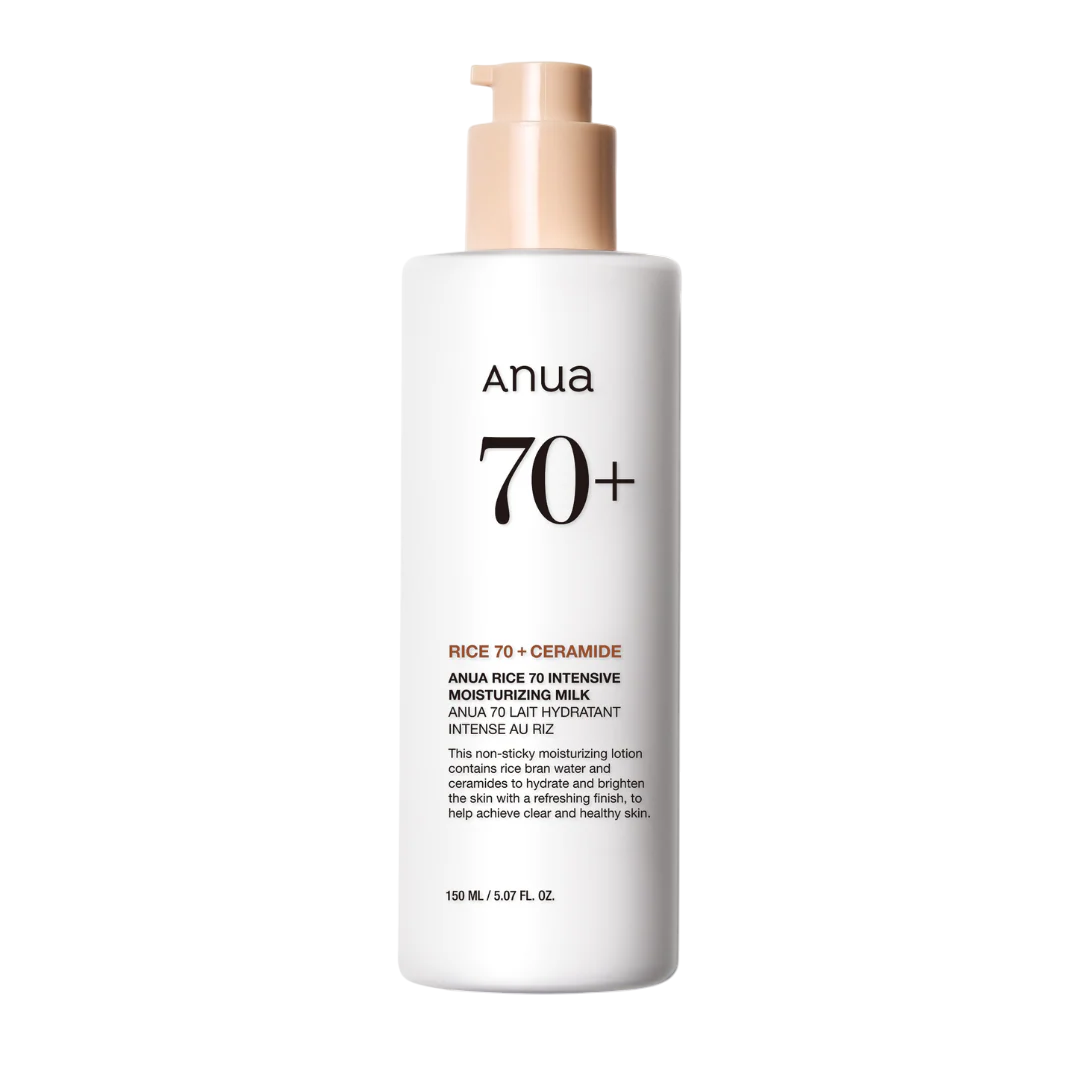 Anua, Rice 70+, Céramide, Hydratant, Lait, Pour le visage, 150 ml