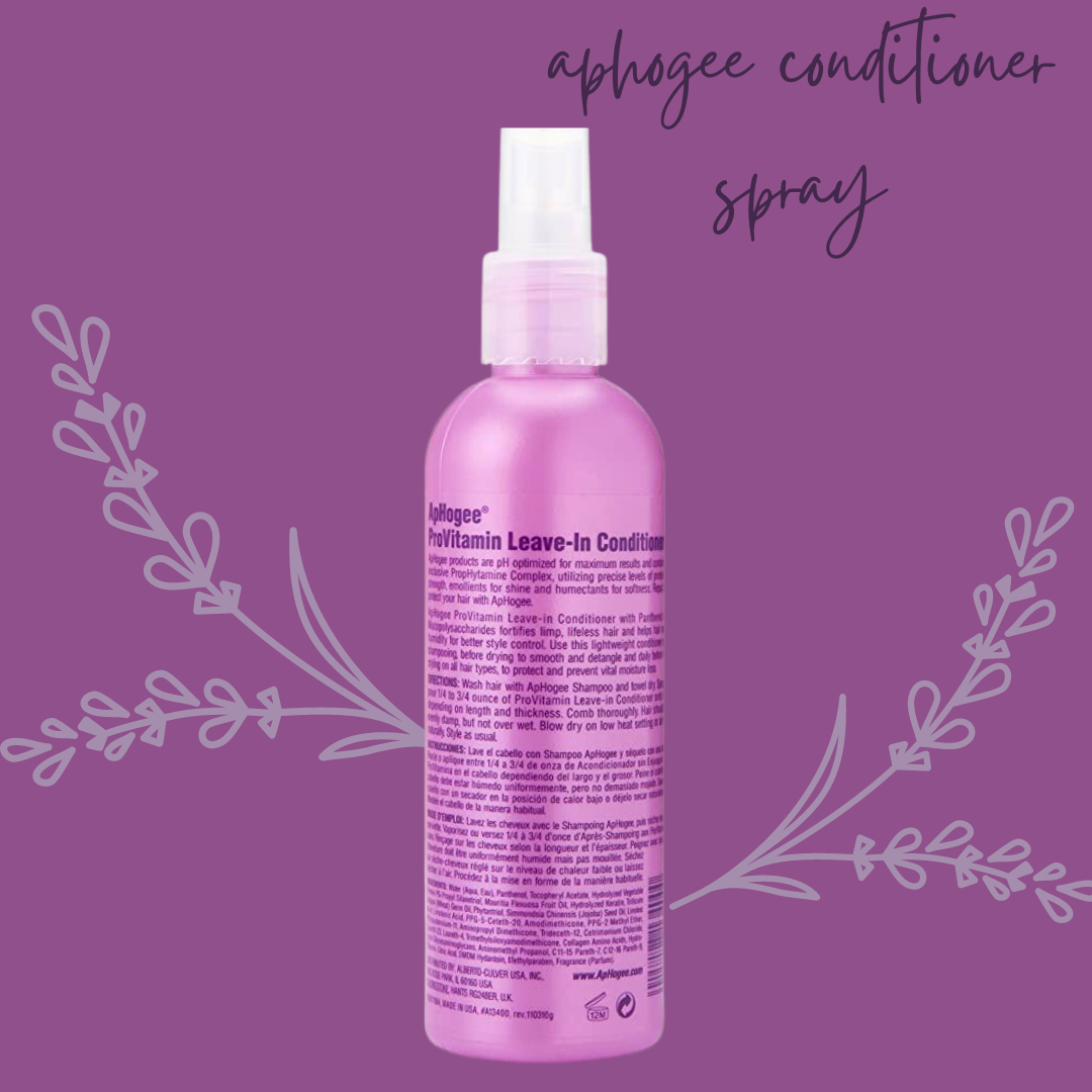 ApHogee provitamin leave-in conditioner | 237ml 