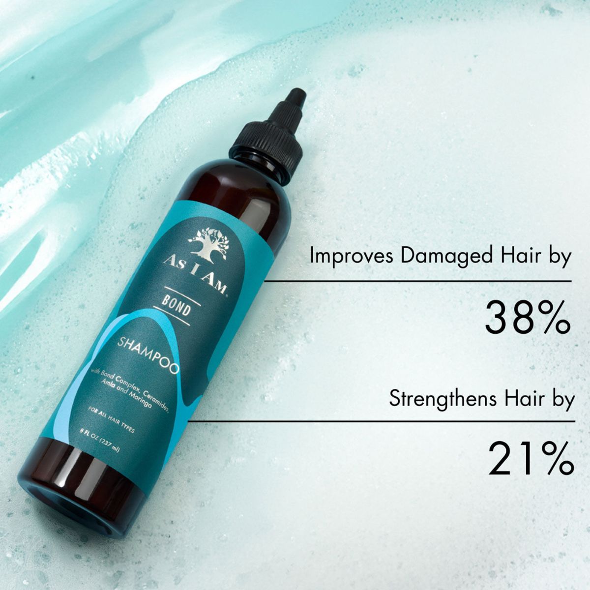 As I Am Bond shampooing étiquette
