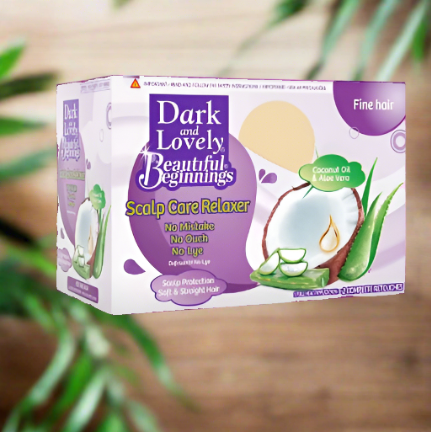 Dark and Lovley Beautiful Beginnings Défrisant Sclap care sans soude | Cheveux fine