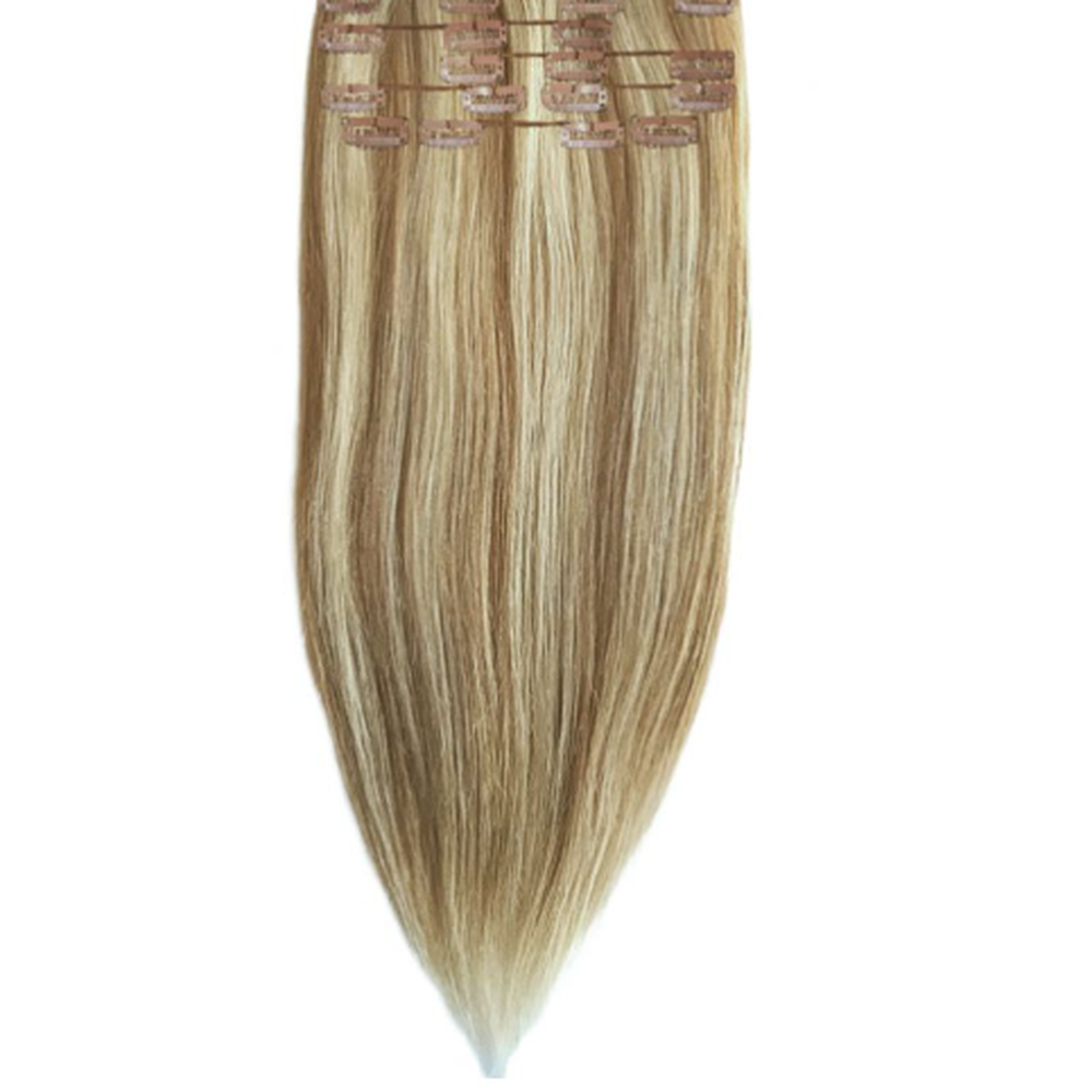 Extension cheveux a clips fashion idol 101 semi-naturelles premium utilisable au fer jusqu'a 200° avec un toucher doux