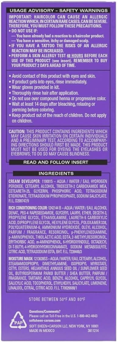 Dark and Lovely Coloration Brown Sable Hair Color N° 373