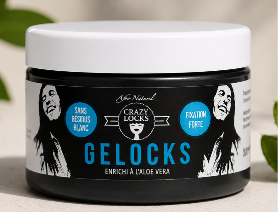 Schwarzes Gel für Locken, angereichert mit Aloe Vera mit 100 % natürlicher Zusammensetzung, 300 ml