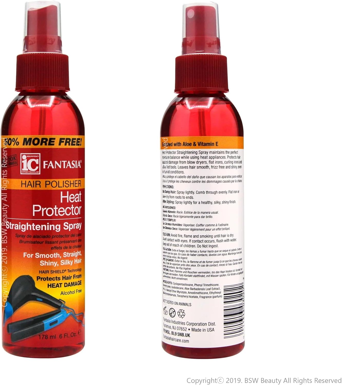 IC Fantasia Spray protecteur de chaleur 178 ml