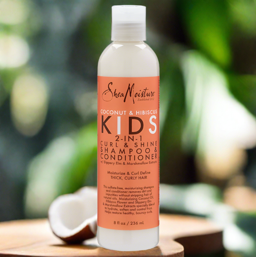 Shea Moisture Kids 2 in 1 Curl & Shine Shampoo-Conditioner | 236ml