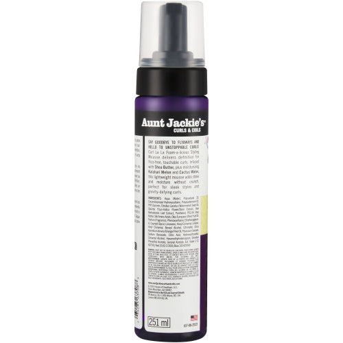 Aunt Jackie's Curl La La Foam-a-licious mousse coiffante vue produit