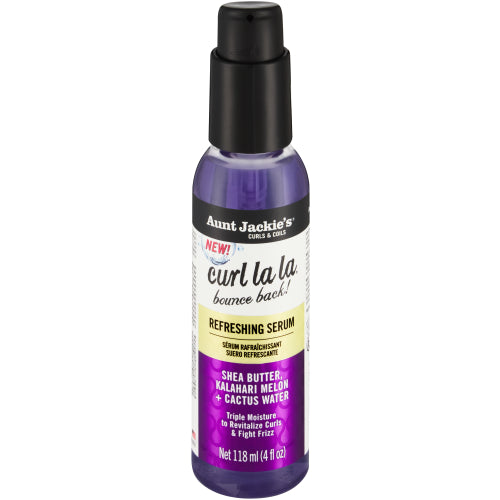 Aunt Jackie's Curl La La Bounce Back sérum boucles étiquette