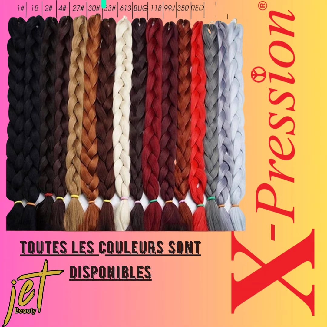 X-Pression | Fibres Synthétiques 100 % Kanekalon