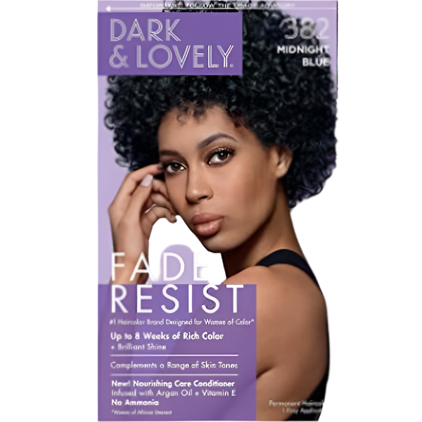 DARK & LOVELY COLOR MIDNIGHT BLUE 382