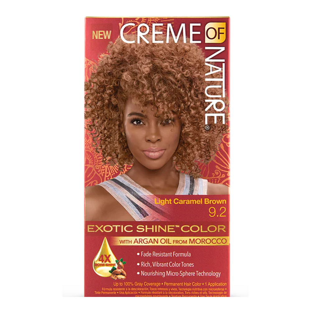 CREME OF NATURE Exotic Shine Color Light caramel brown