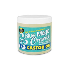 Blue magic: Castor oil brilliantine