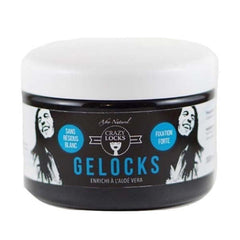 Schwarzes Gel für Locken, angereichert mit Aloe Vera mit 100 % natürli