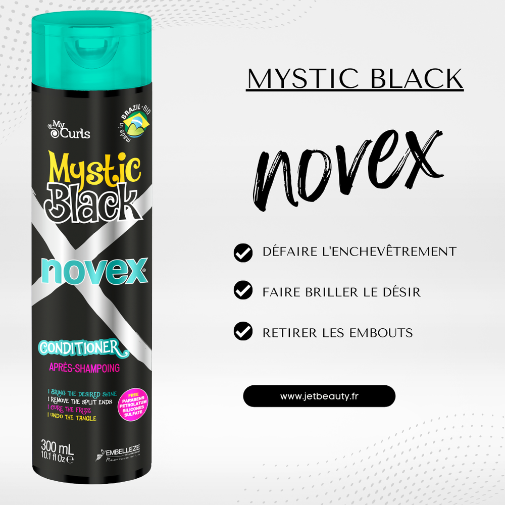 Après-shampooing MYSTIC BLACK novex 300ml (Conditioner)