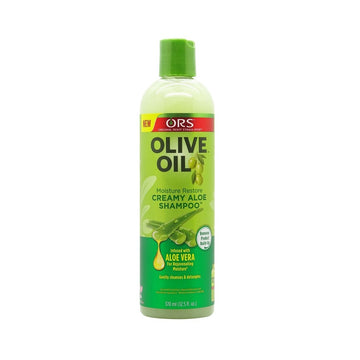 ORS Shampooing à l'huile d'olive pour restaurer l'hydratation, crémeux et à l'aloès